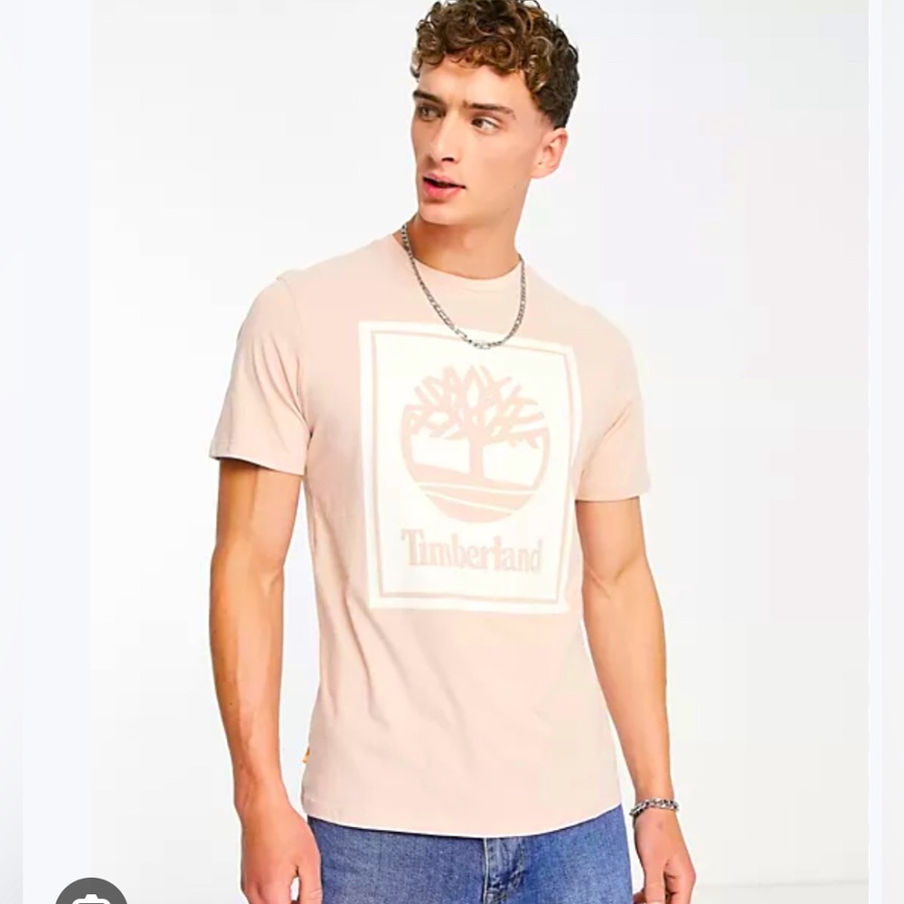 Timberland Men’s Stack Logo T-Shirt NWT